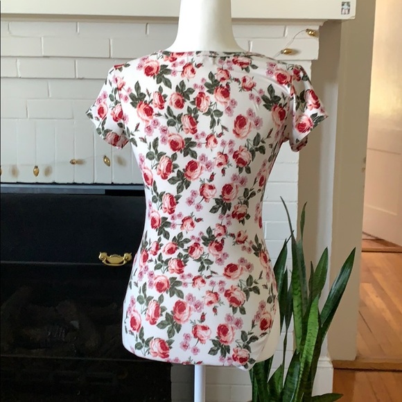 No comment floral bodysuit snap bottom - Picture 4 of 7